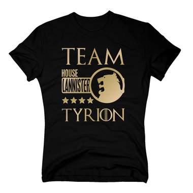 Herren T-Shirt - Team TYRION von House Lannister weiss-gold XXXL