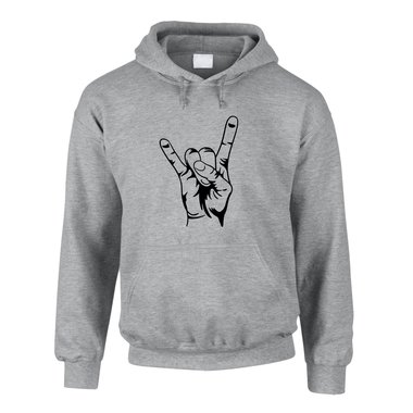 Hoodie Rock n Roll - Mano Cornuta