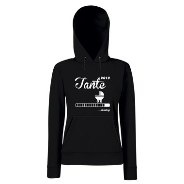 Damen Hoodie - Tante 2019 loading schwarz-weiss M