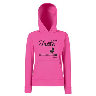 Damen Hoodie - Tante 2019 loading schwarz-weiss M