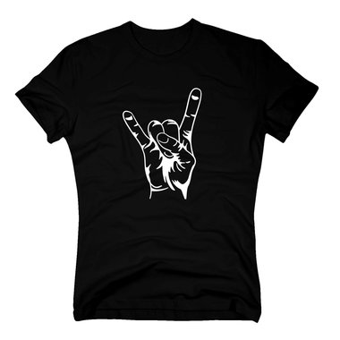 T-Shirt Rock n Roll - Mano Cornuta