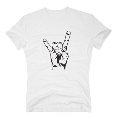 T-Shirt Rock n Roll - Mano Cornuta