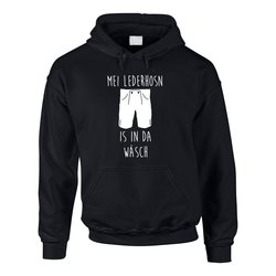 Hoodie Mei Lederhosn is in da Wsch