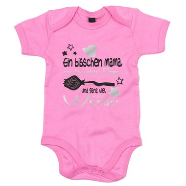 Baby Body - Ein bisschen Mama, ein bisschen Papa und ganz viel Wunder dunkelblau-apfelgruen 50-62