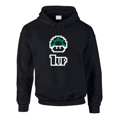 Gaming Shirt - Herren Hoodie - Mario 1UP