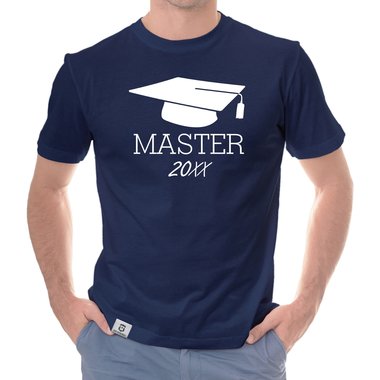 Herren T-Shirt - Abschluss Master mit Wunschjahr