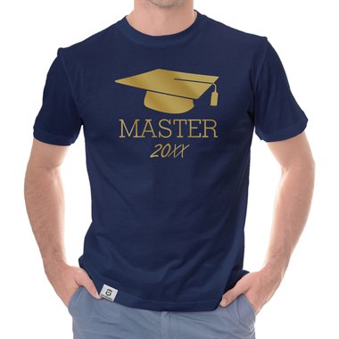 Herren T-Shirt - Abschluss Master mit Wunschjahr