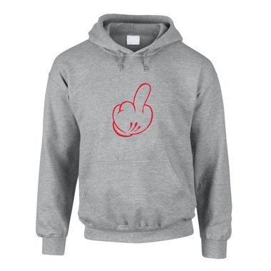 Hoodie Middlefinger Fuck Mickey