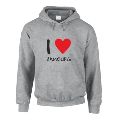 Hoodie I Love Hamburg