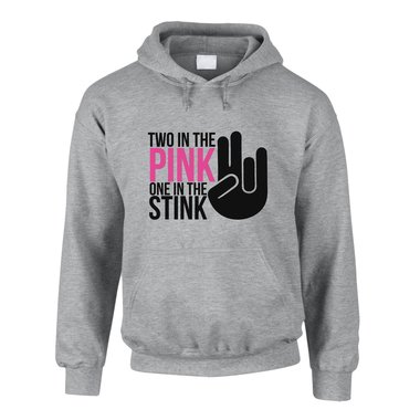Hoodie Two in the pink one in the stink
