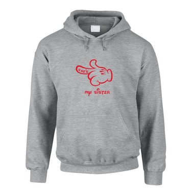 Herren Hoodie - Mrchen Hand - Shes My Sister