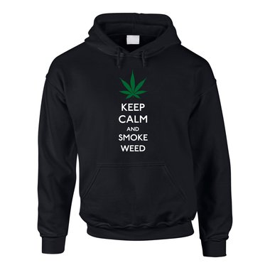 Hoodie Keep Calm and Smoke Weed