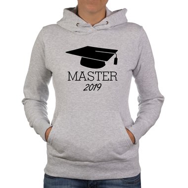 Damen Hoodie - Master 2019 schwarz-weiss XS