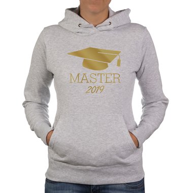 Damen Hoodie - Master 2019 schwarz-weiss XS