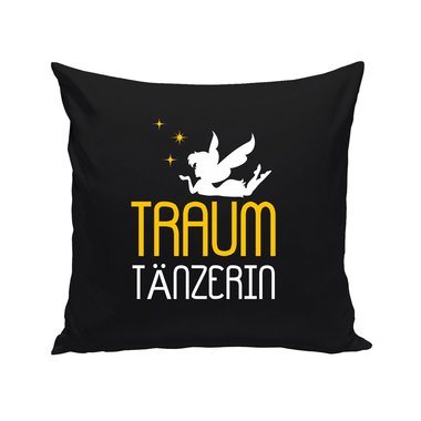 Traum Tnzerin - Dekokissen weiss-gold