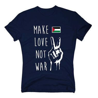 PALESTINE T-Shirt Gaza - Make Love Not War Peace