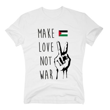 PALESTINE T-Shirt Gaza - Make Love Not War Peace