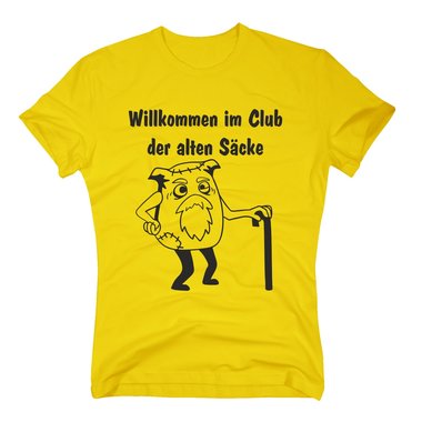 T-Shirt Geburtstag Club der alten Scke dunkelblau XL