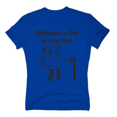 T-Shirt Geburtstag Club der alten Scke dunkelblau XL