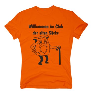 T-Shirt Geburtstag Club der alten Scke dunkelblau XL