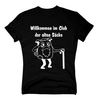 T-Shirt Geburtstag Club der alten Säcke dunkelblau XL