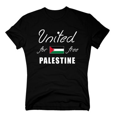 FREE PALESTINE T-Shirt Flagge Palästina klein Gaza Westjordan