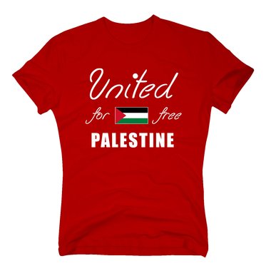 FREE PALESTINE T-Shirt Flagge Palstina klein Gaza Westjordan