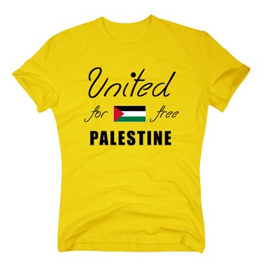 FREE PALESTINE T-Shirt Flagge Palästina klein Gaza Westjordan