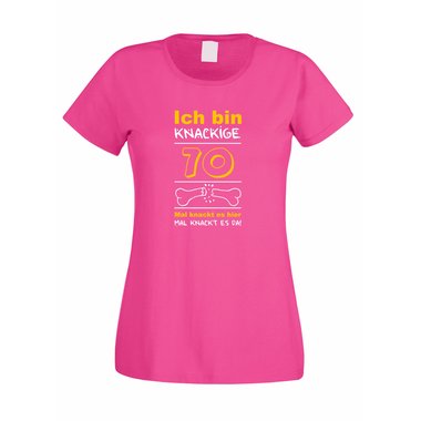Ich bin knackige 70 - Damen T-Shirt