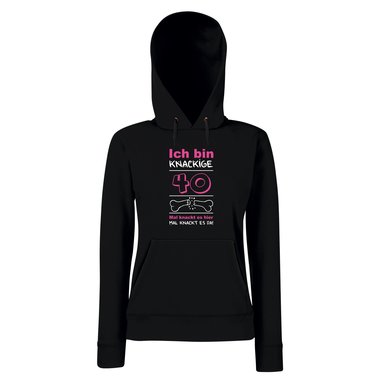 Ich bin knackige 40 - Damen Hoodie