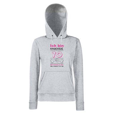 Ich bin knackige 70 - Damen Hoodie