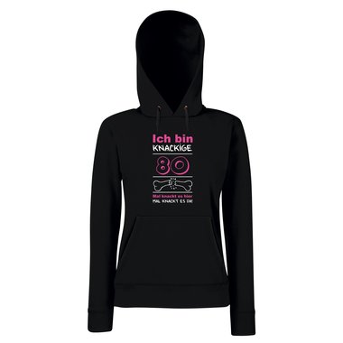 Ich bin knackige 80 - Damen Hoodie