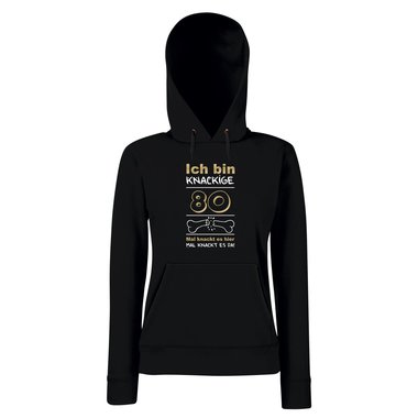 Ich bin knackige 80 - Damen Hoodie
