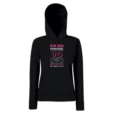 Ich bin knackige 90 - Damen Hoodie