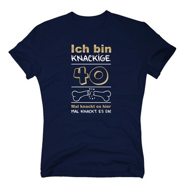 Ich bin knackige 40 - Herren T-Shirt