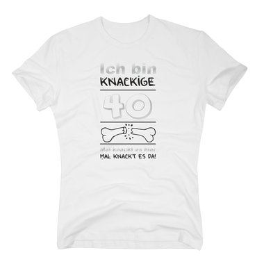 Ich bin knackige 40 - Herren T-Shirt