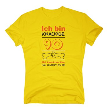 Ich bin knackige 90 - Herren T-Shirt