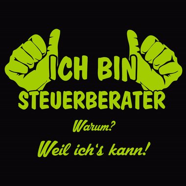 Herren Hoodie - Ich bin Steuerberater, weil ichs kann