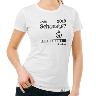Damen T-Shirt - Große Schwester 2019 loading
