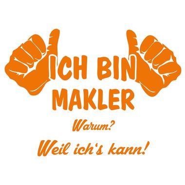 Kaffeebecher - Ich bin Makler