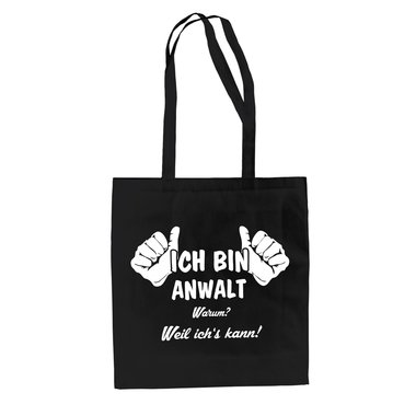 Ich bin Anwalt Jutebeutel Baumwolltasche
