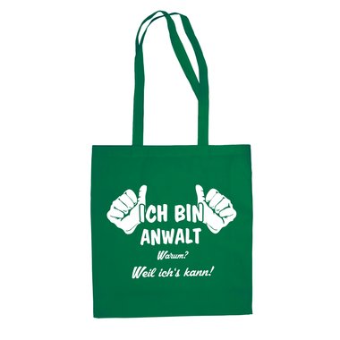 Ich bin Anwalt Jutebeutel Baumwolltasche
