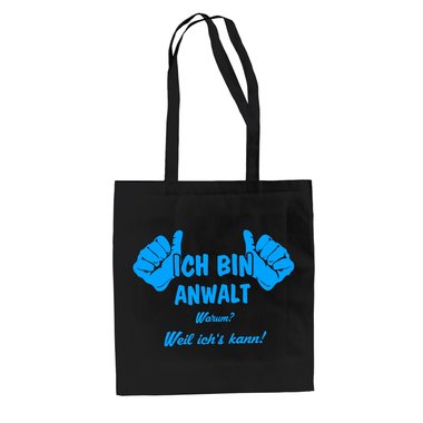Ich bin Anwalt Jutebeutel Baumwolltasche