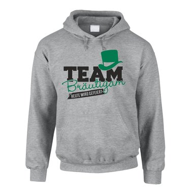 JGA Herren Hoodie - TEAM Brutigam, heute wird gefeiert