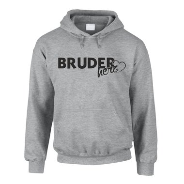 Geschenk fr Bruder - Herren Hoodie - Bruderherz
