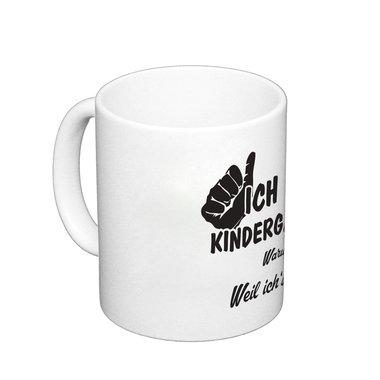 Geschenk für Erzieher - Kaffeebecher - Ich bin Kindergärtner