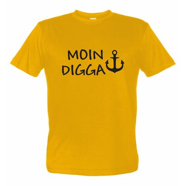 Hamburger Herren T-Shirt  - Moin Digga