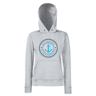 JGA Damen Hoodie - Auf dem Weg in den Ehehafen