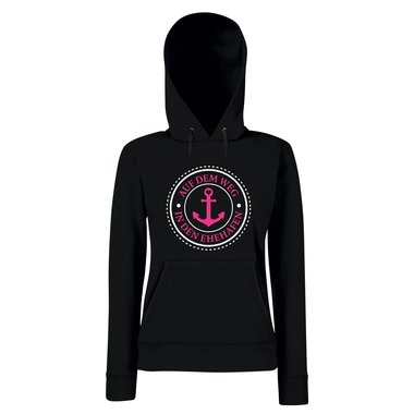 JGA Damen Hoodie - Auf dem Weg in den Ehehafen