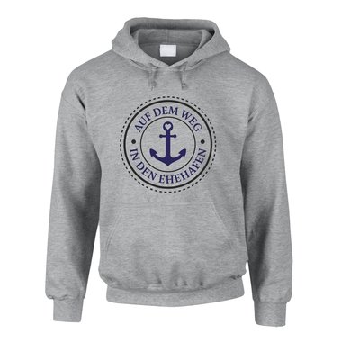 JGA - Herren Hoodie - Auf dem Weg in den Ehehafen